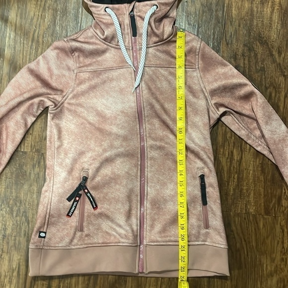 NWT 686 Ella Bonded Snowboarding Hoodie full zip thumbholes xs crushed berry - Picture 7 of 12